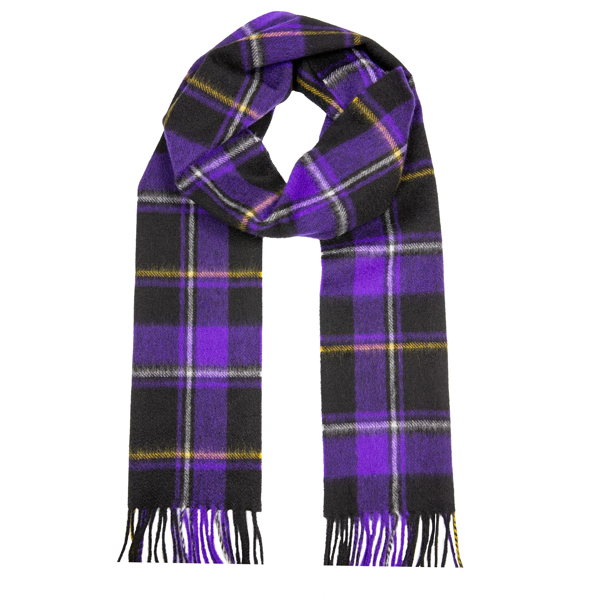 Heritage Bold Check Cashmere Scarf with Tassels