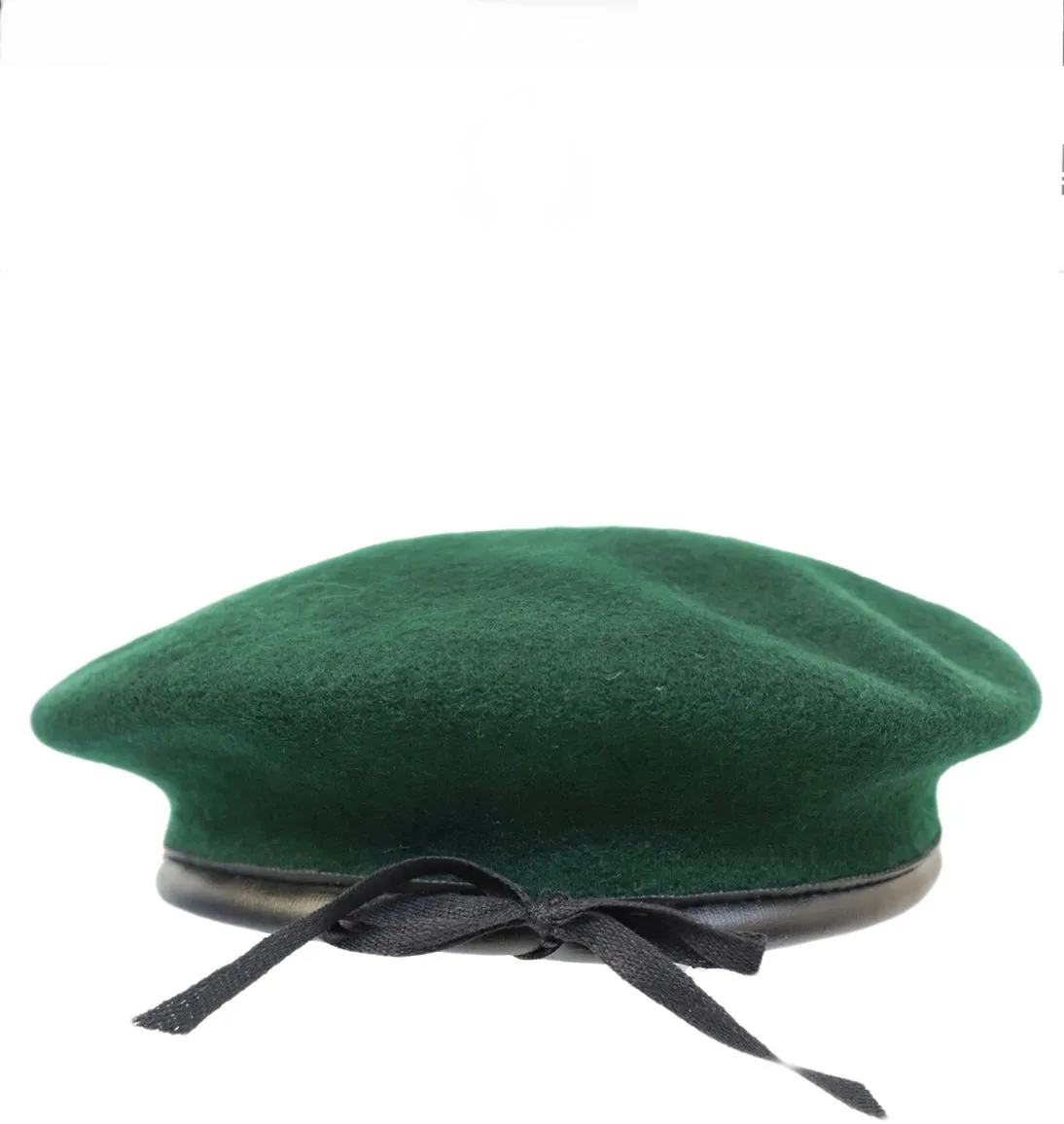 Hills Hats - Bound Beret - Wool - Bottle Green