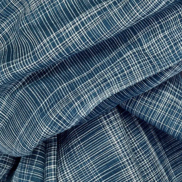 Ikat Check – Slate