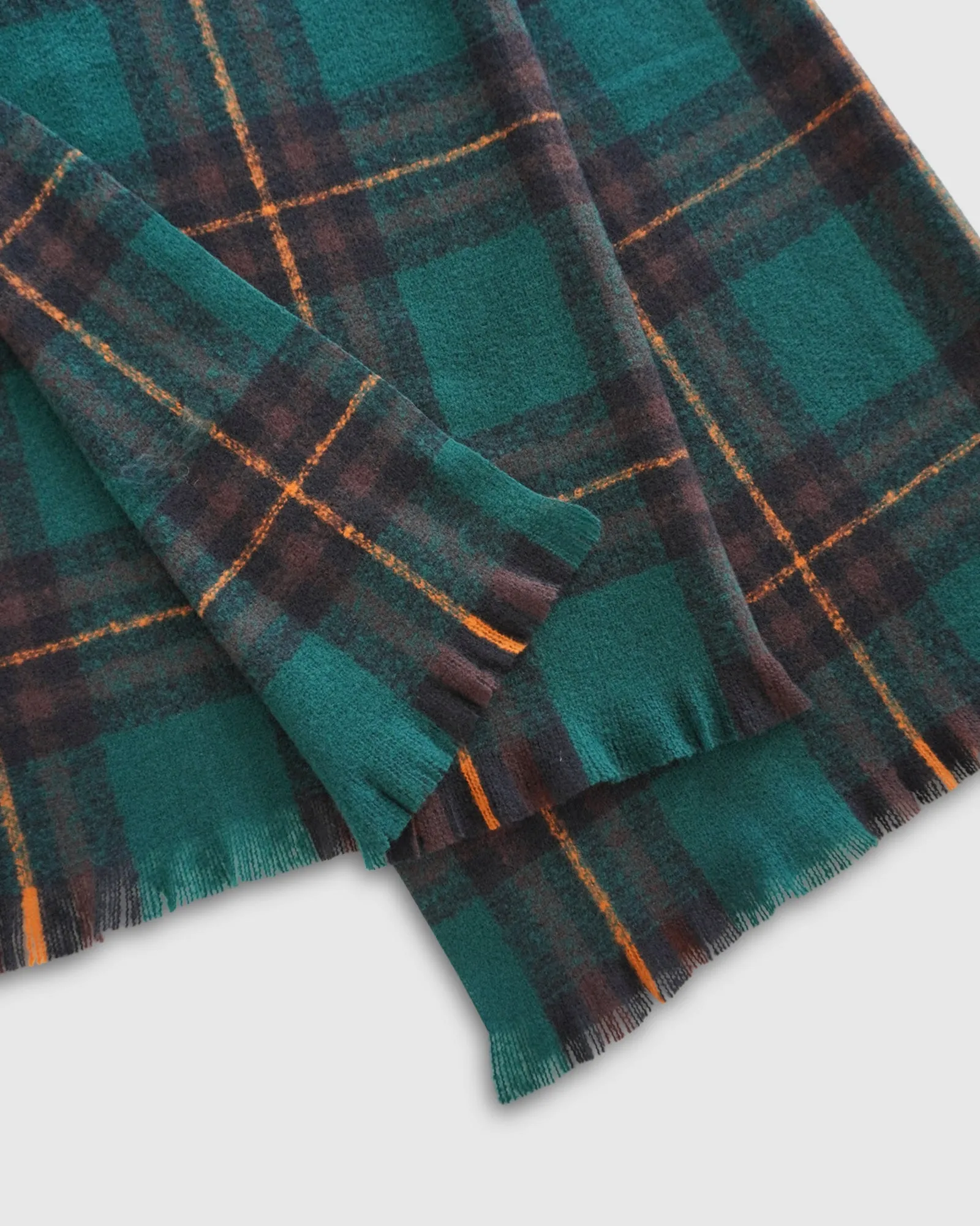 I'll Be Waiting Scarf - Green Plaid