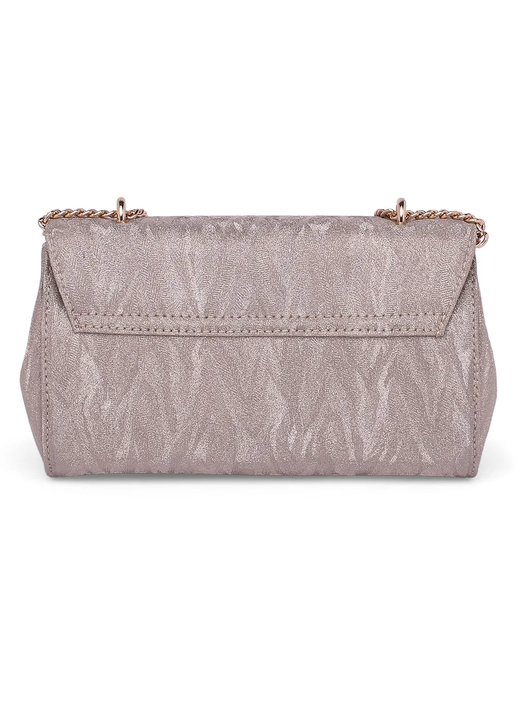 Inc.5 Women Gold Embellished Fancy Clutch