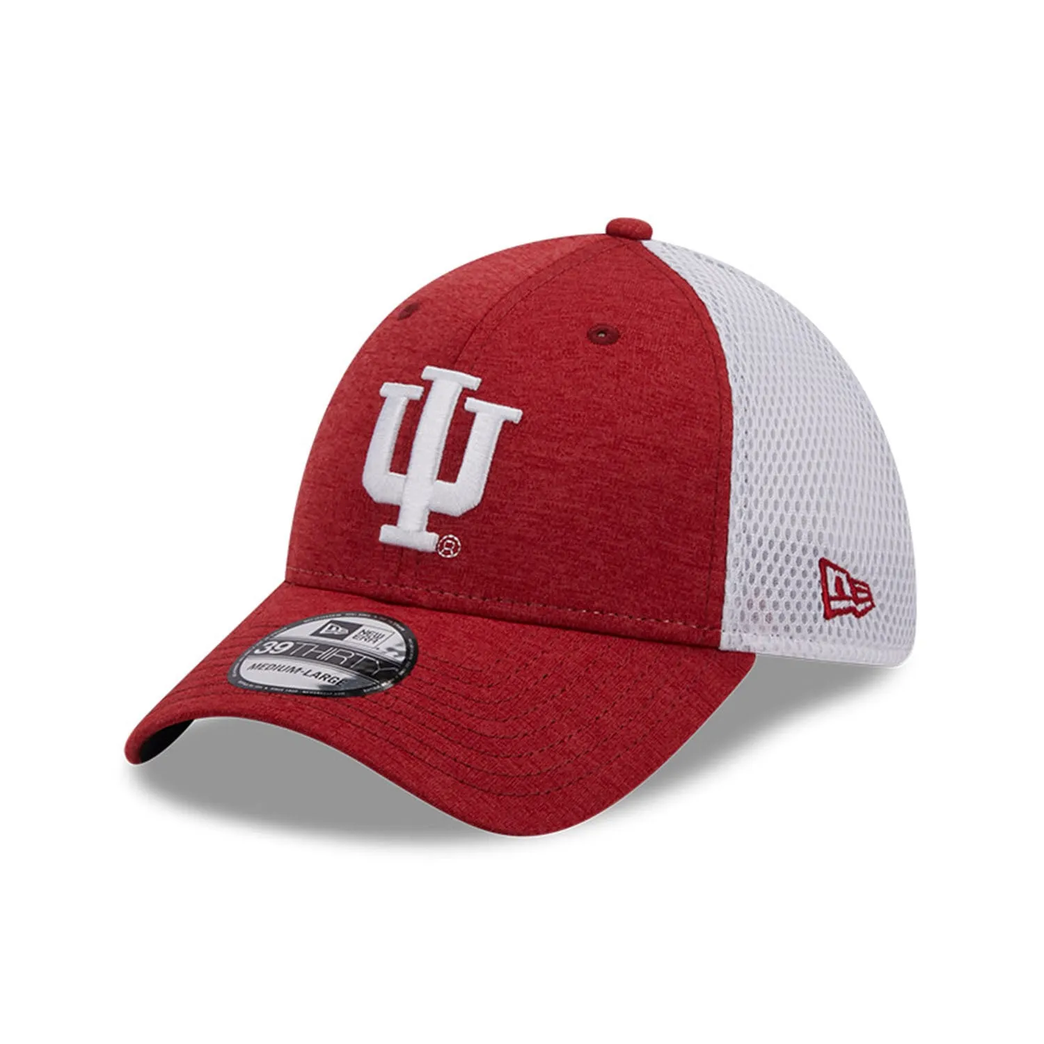 Indiana Hoosiers Primary Logo Shadow Neo Crimson Flex Hat