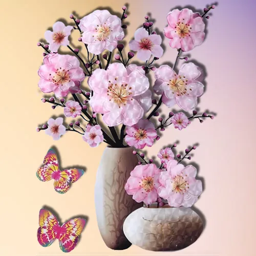 Instant Decor - 3D Flower Wallpapers