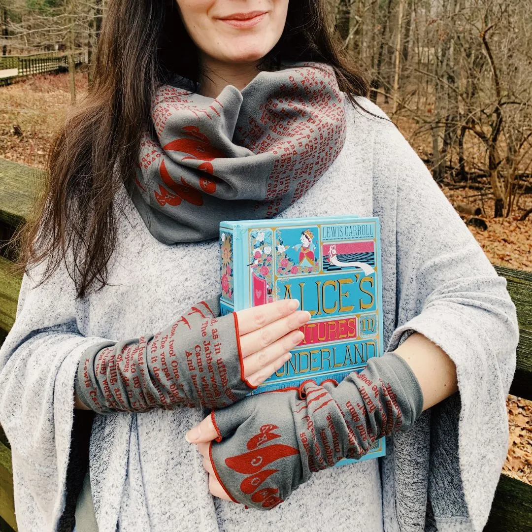 Jabberwocky Book Scarf