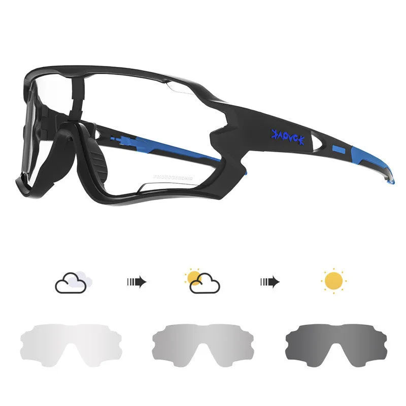 KEBR Photochromic UV Protection Cycling Sunglasses