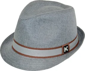 Kenny K - Grey Fedora Hat