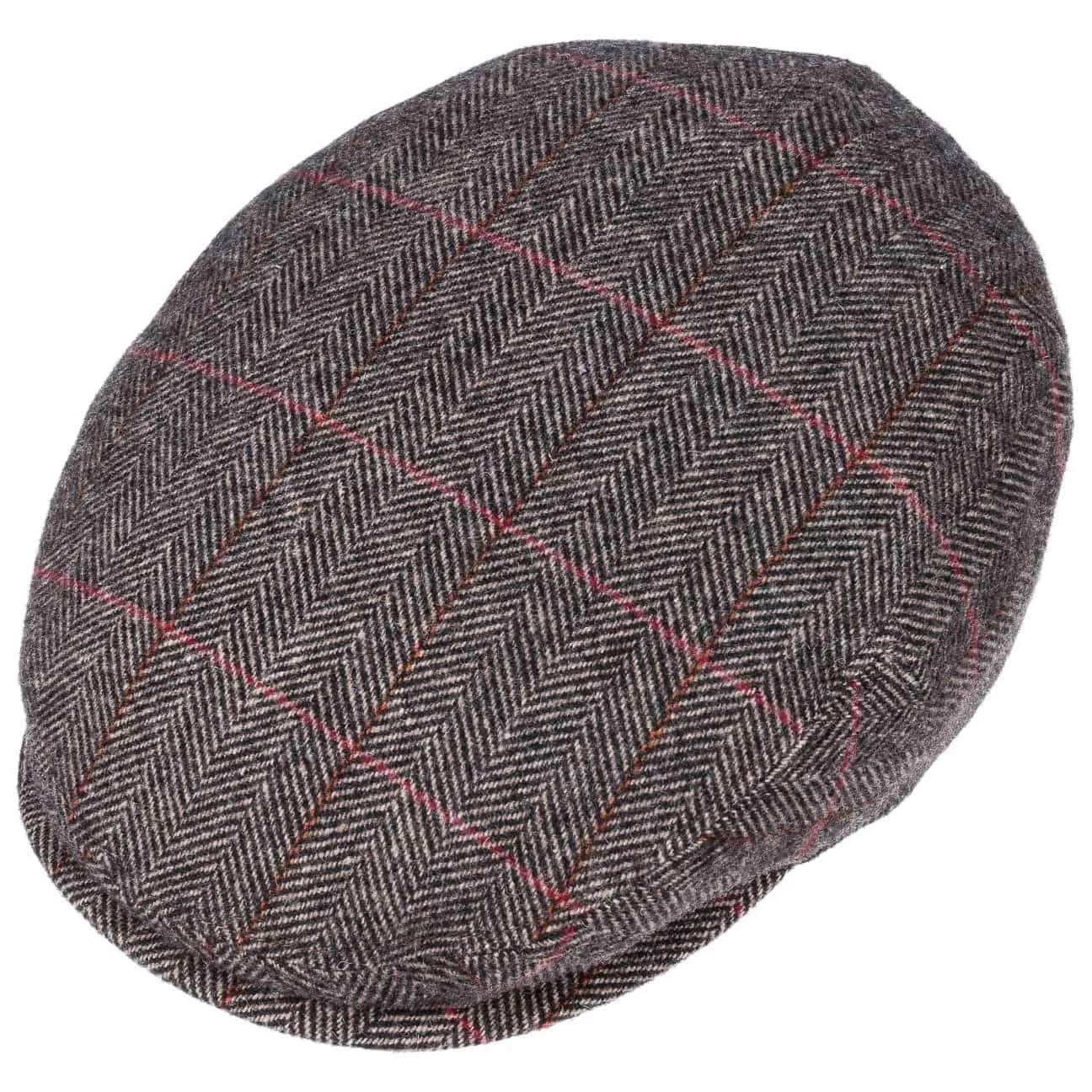 Kent Wool Ivy Plaid Cap with Earflaps by Stetson