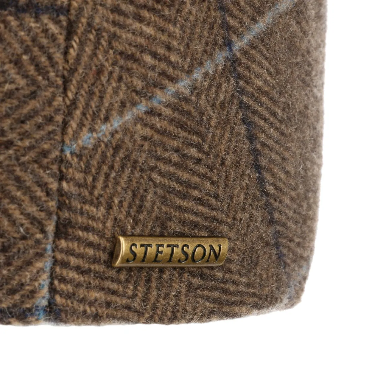 Kent Wool Ivy Plaid Cap with Earflaps by Stetson