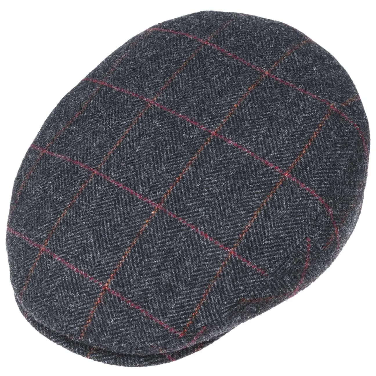 Kent Wool Ivy Plaid Cap with Earflaps by Stetson