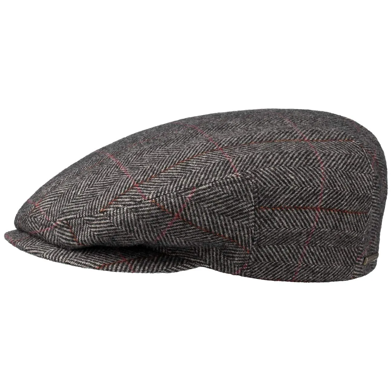 Kent Wool Ivy Plaid Cap with Earflaps by Stetson