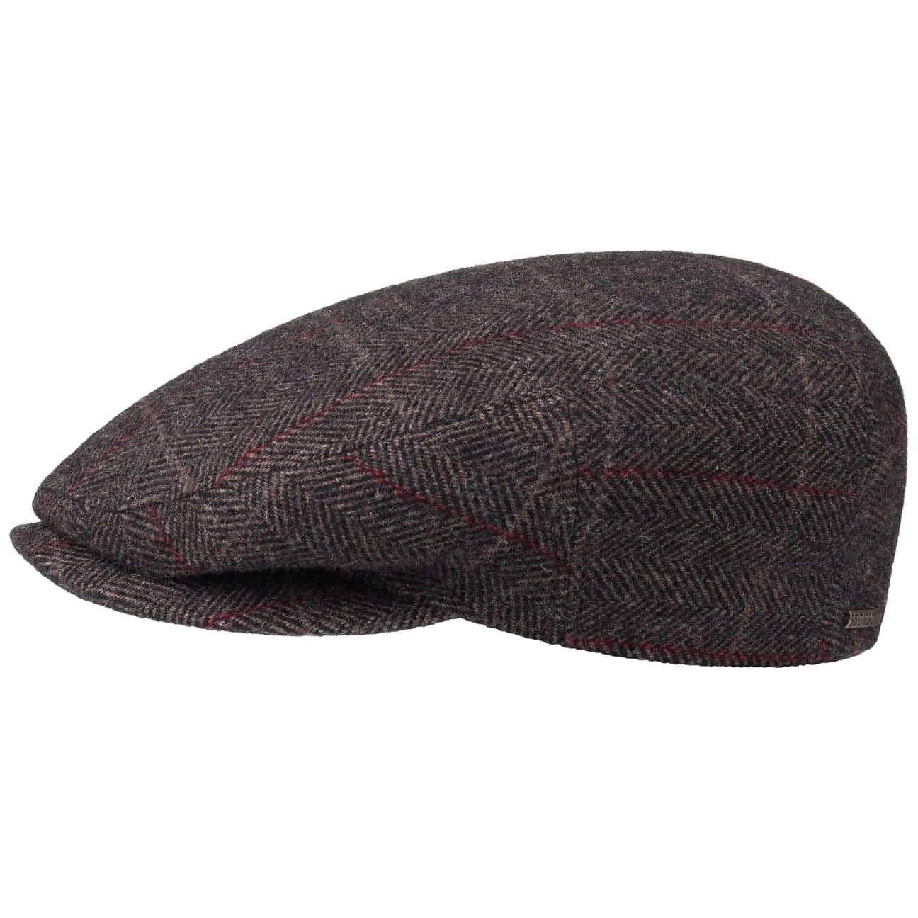 Kent Wool Ivy Plaid Cap with Earflaps by Stetson