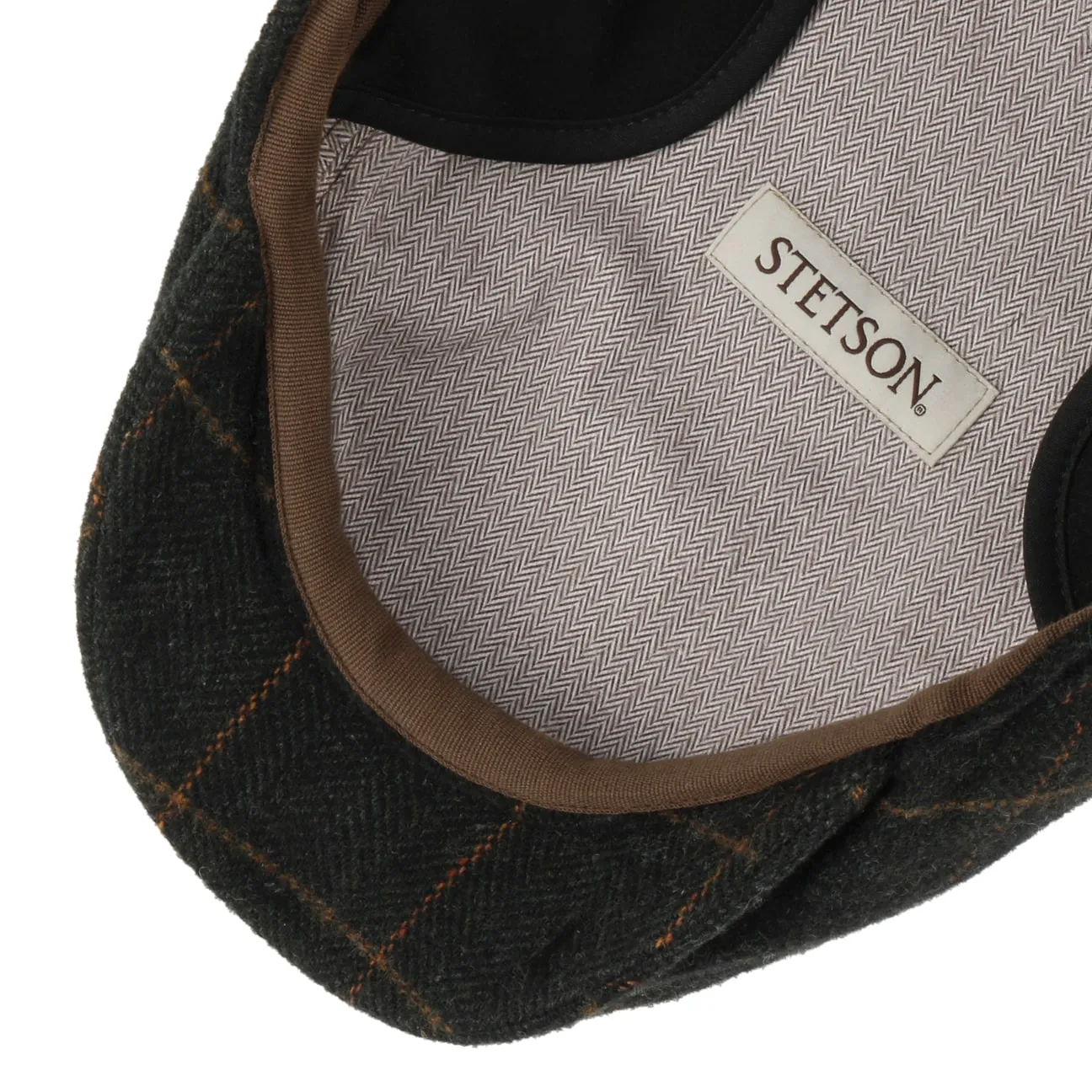 Kent Wool Ivy Plaid Cap with Earflaps by Stetson