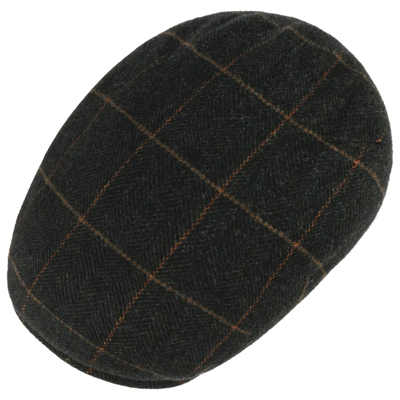 Kent Wool Ivy Plaid Cap with Earflaps by Stetson