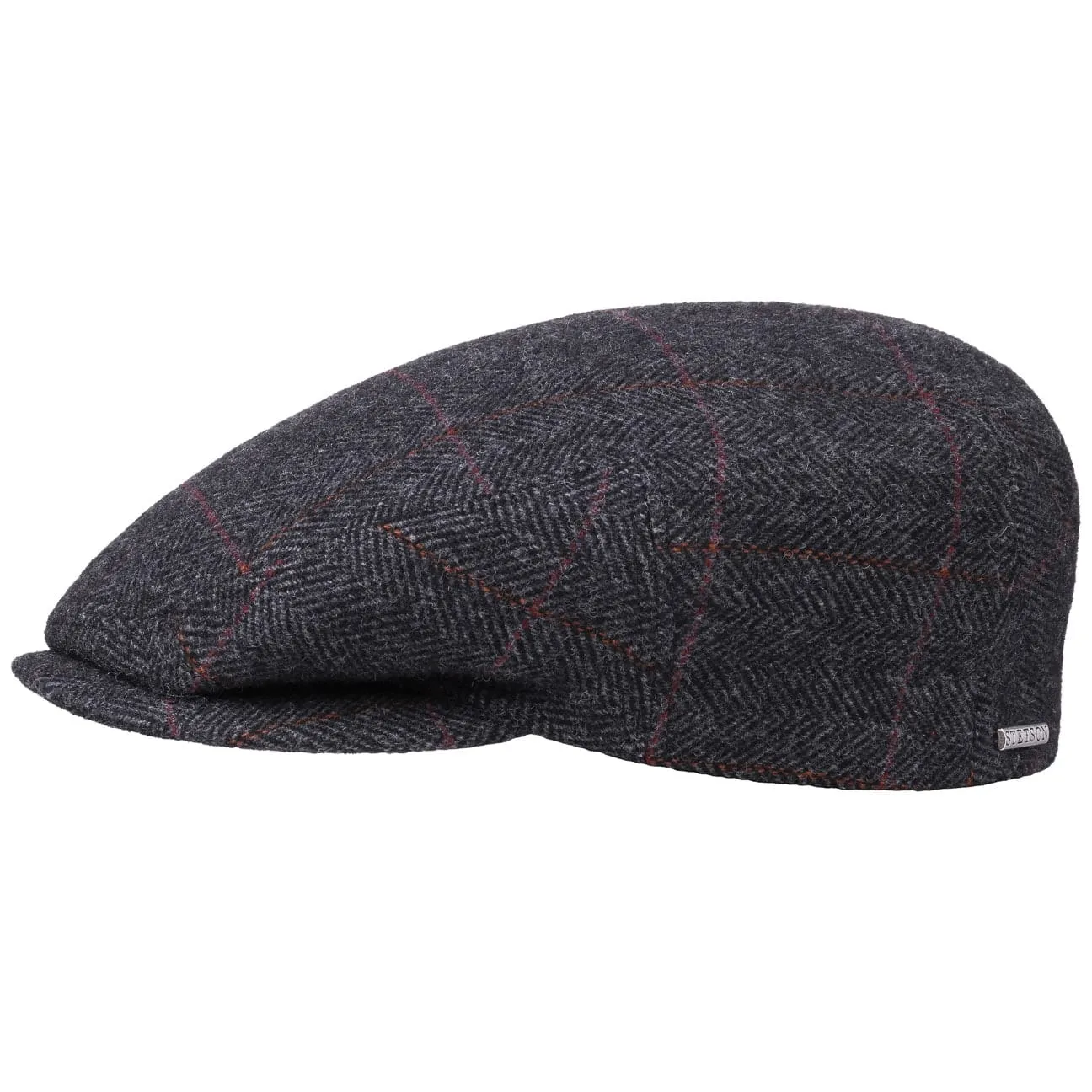 Kent Wool Ivy Plaid Cap with Earflaps by Stetson