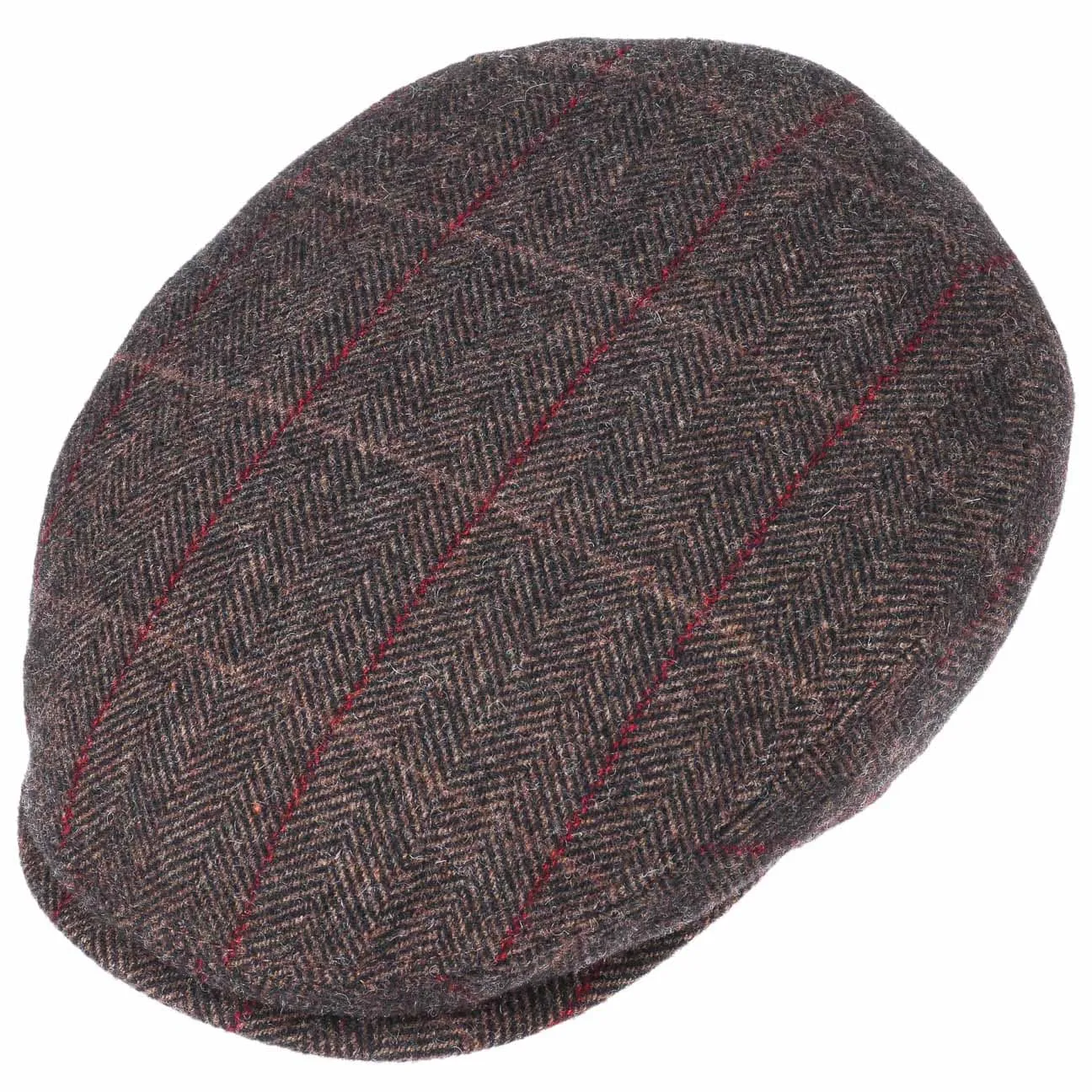 Kent Wool Ivy Plaid Cap with Earflaps by Stetson