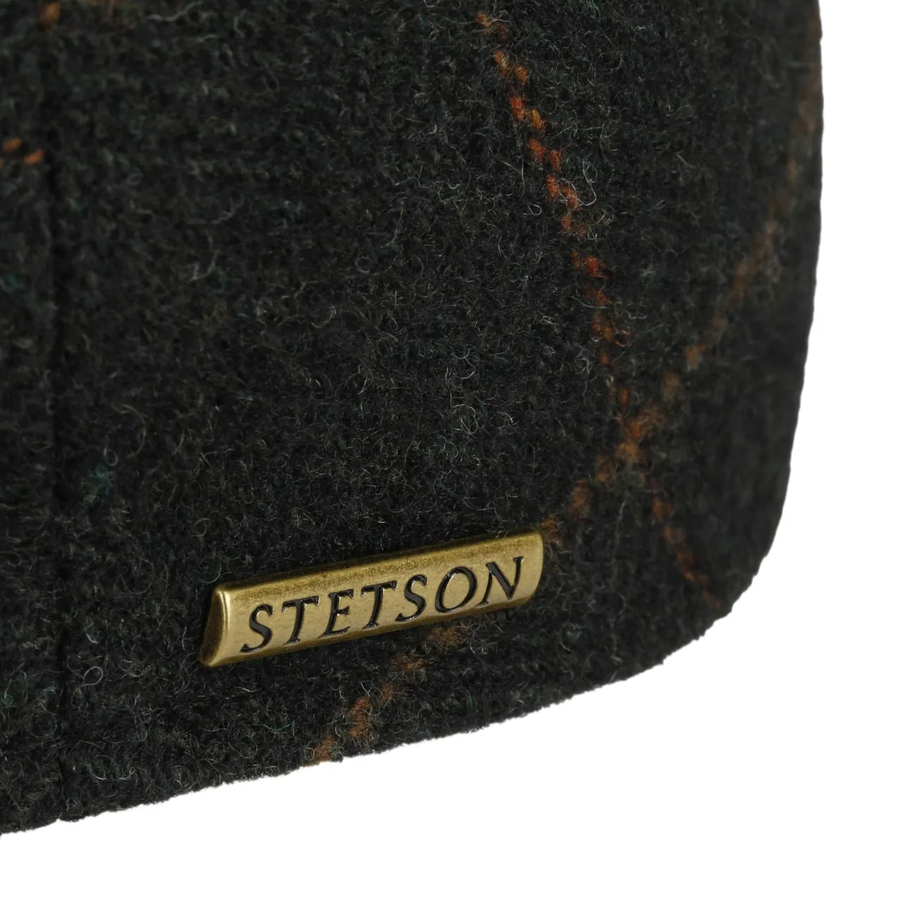 Kent Wool Ivy Plaid Cap with Earflaps by Stetson