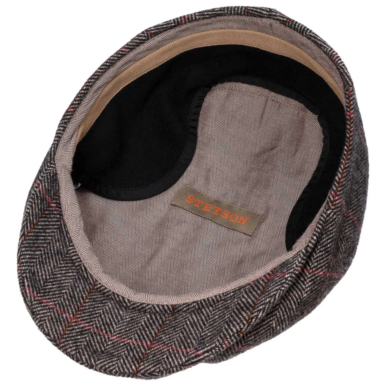 Kent Wool Ivy Plaid Cap with Earflaps by Stetson