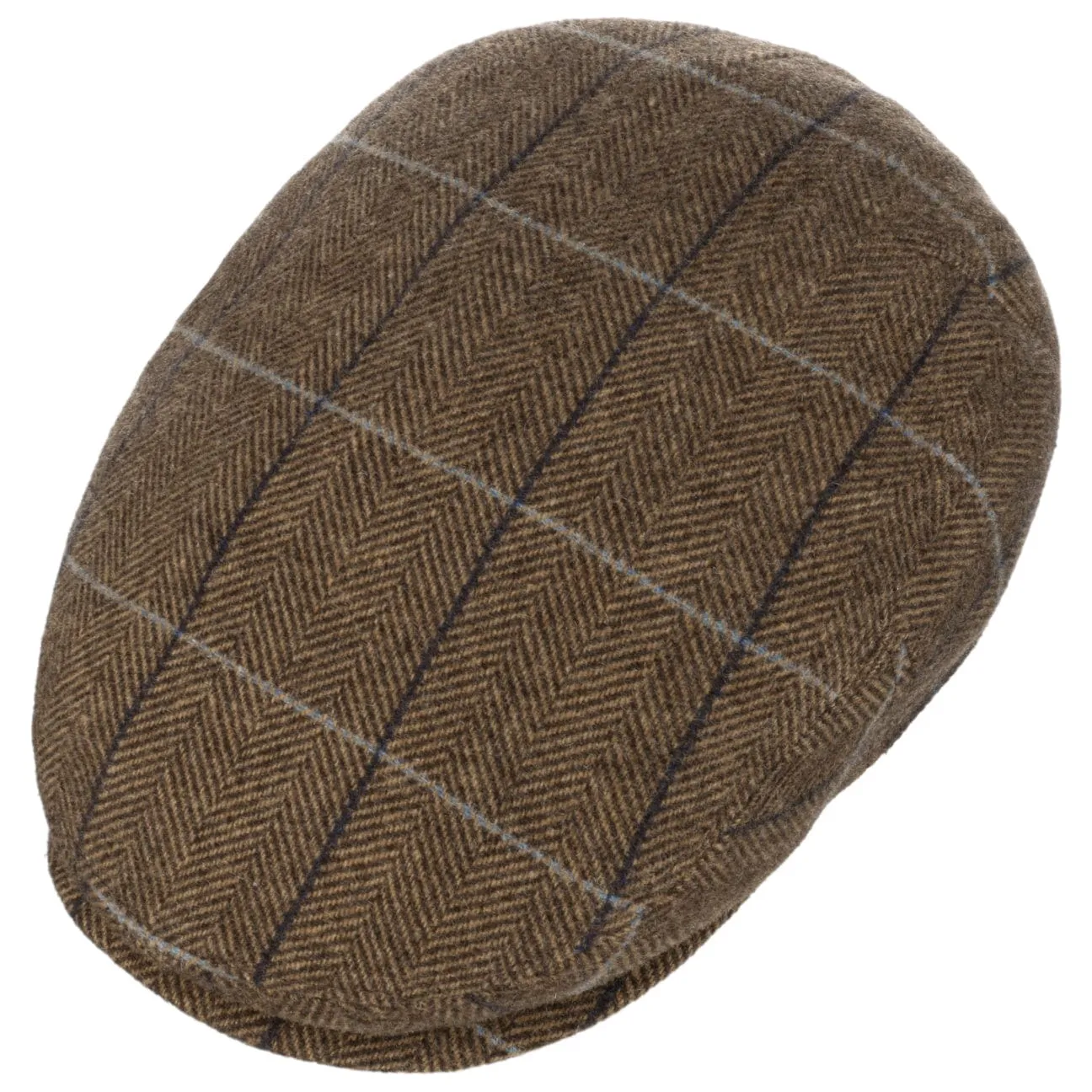 Kent Wool Ivy Plaid Cap with Earflaps by Stetson