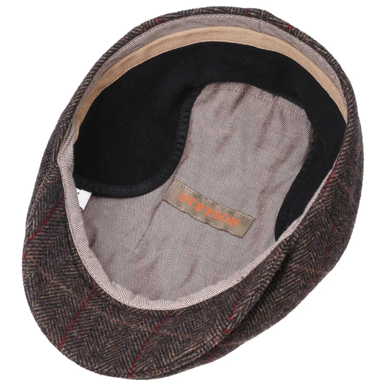 Kent Wool Ivy Plaid Cap with Earflaps by Stetson