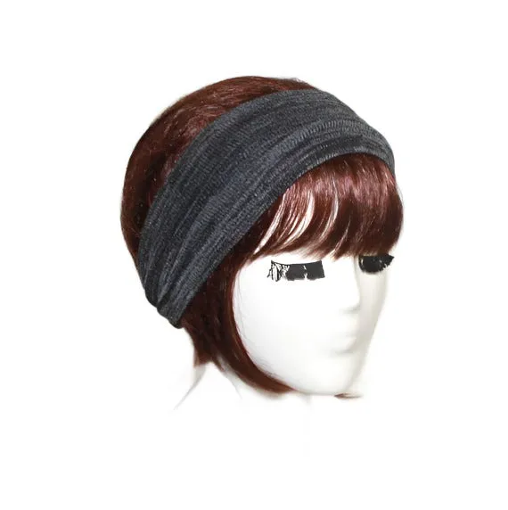 Knit Grey Headband