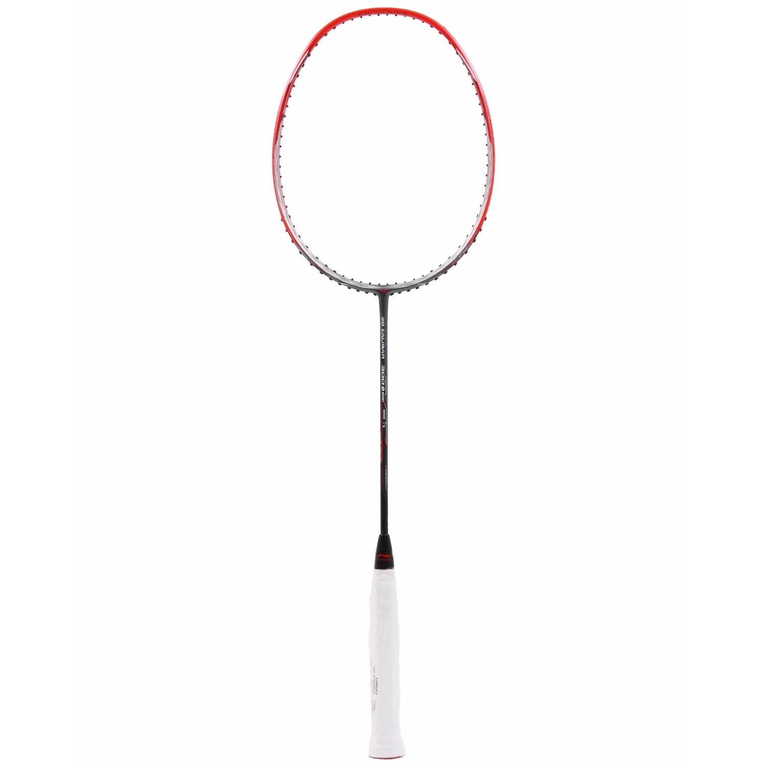 Li-Ning 3D Calibar 300B Badminton Racquet, Dark Grey/Red