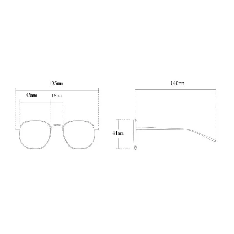 Matte Black - Unisex Blue Light Filtering Glasses (low-grade)