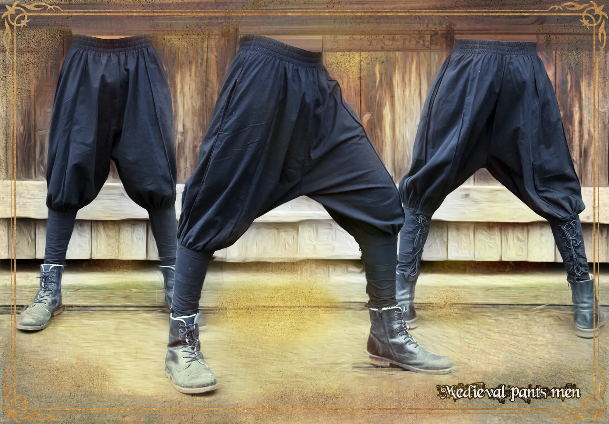 medieval pants cotton