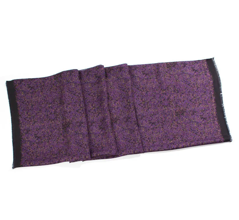 MEN SCARF - PURPLE YELLOW