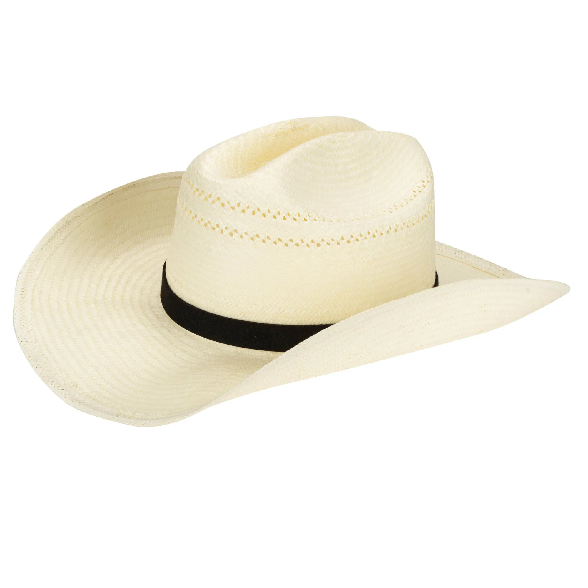 Mens Ivory Cowboy Hat with Cattleman's Crease