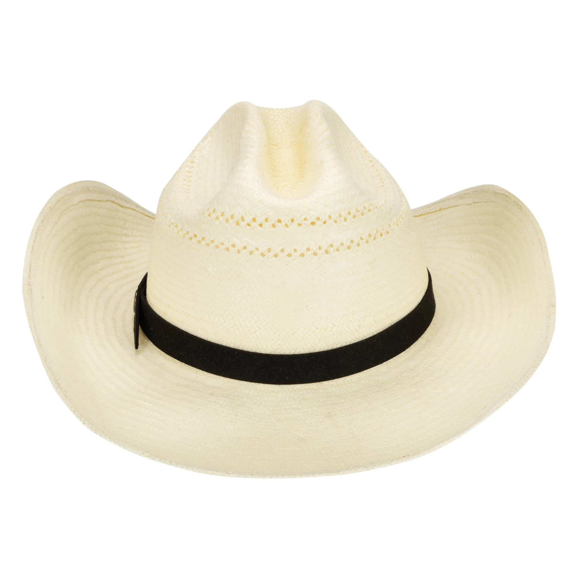 Mens Ivory Cowboy Hat with Cattleman's Crease