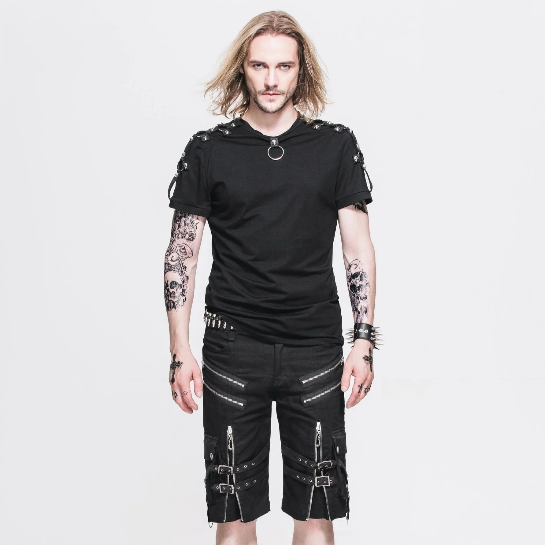 Men's Punk Bermuda Shorts