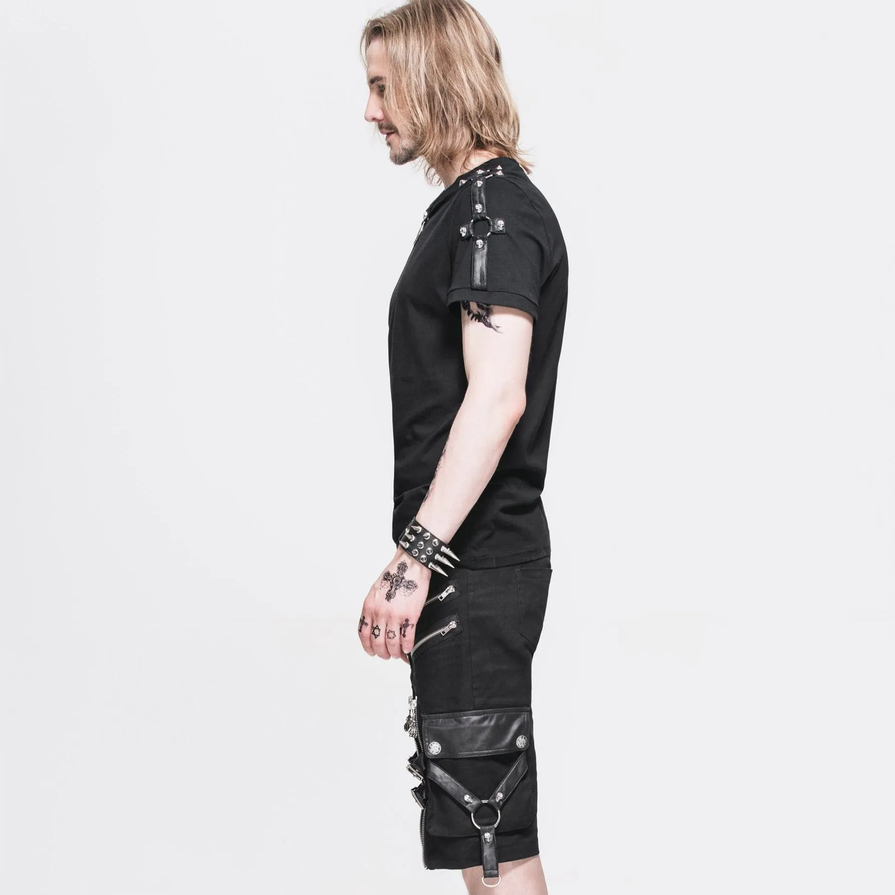 Men's Punk Bermuda Shorts