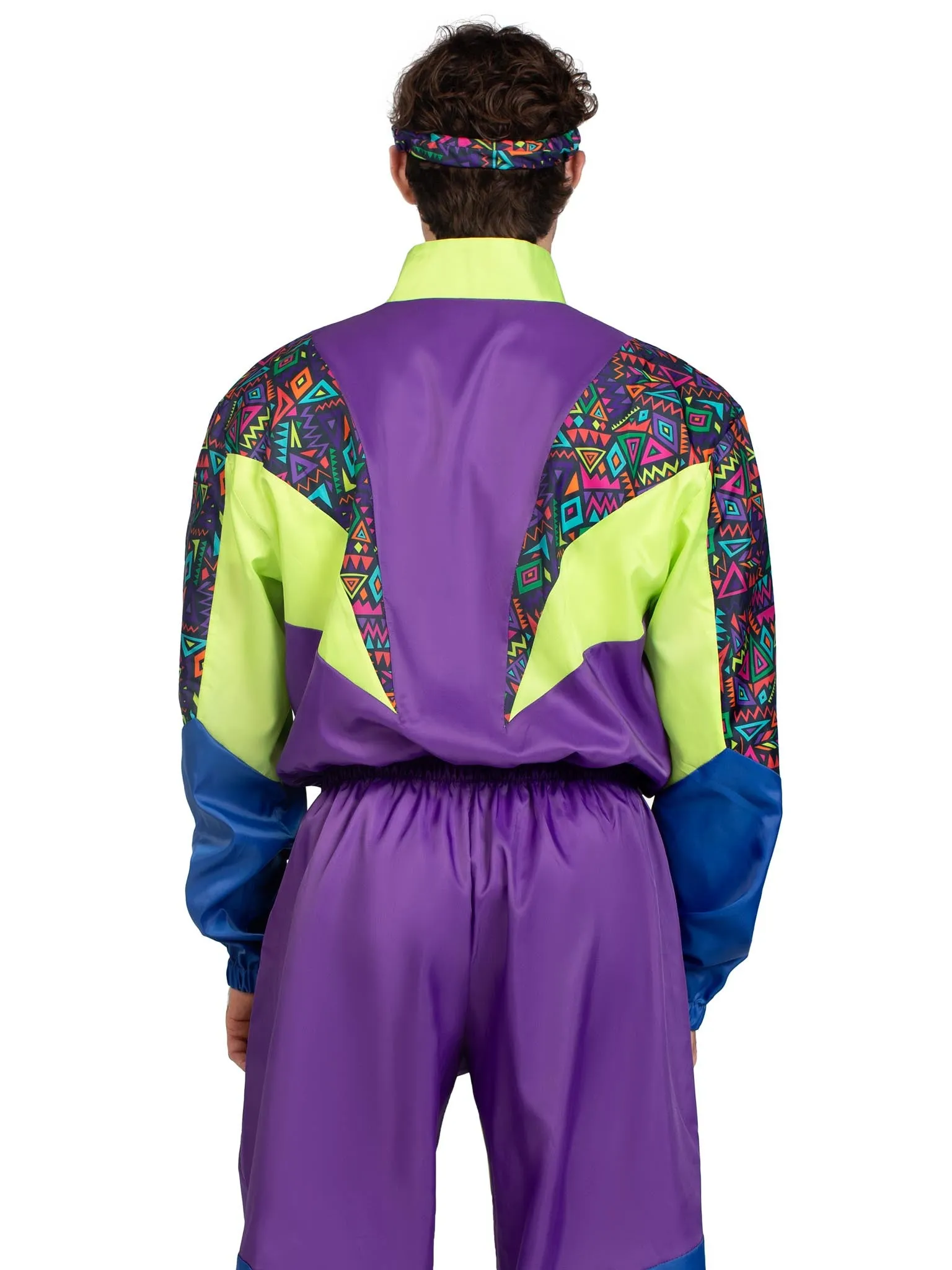 Men's Retro 80s Tracksuit Costume