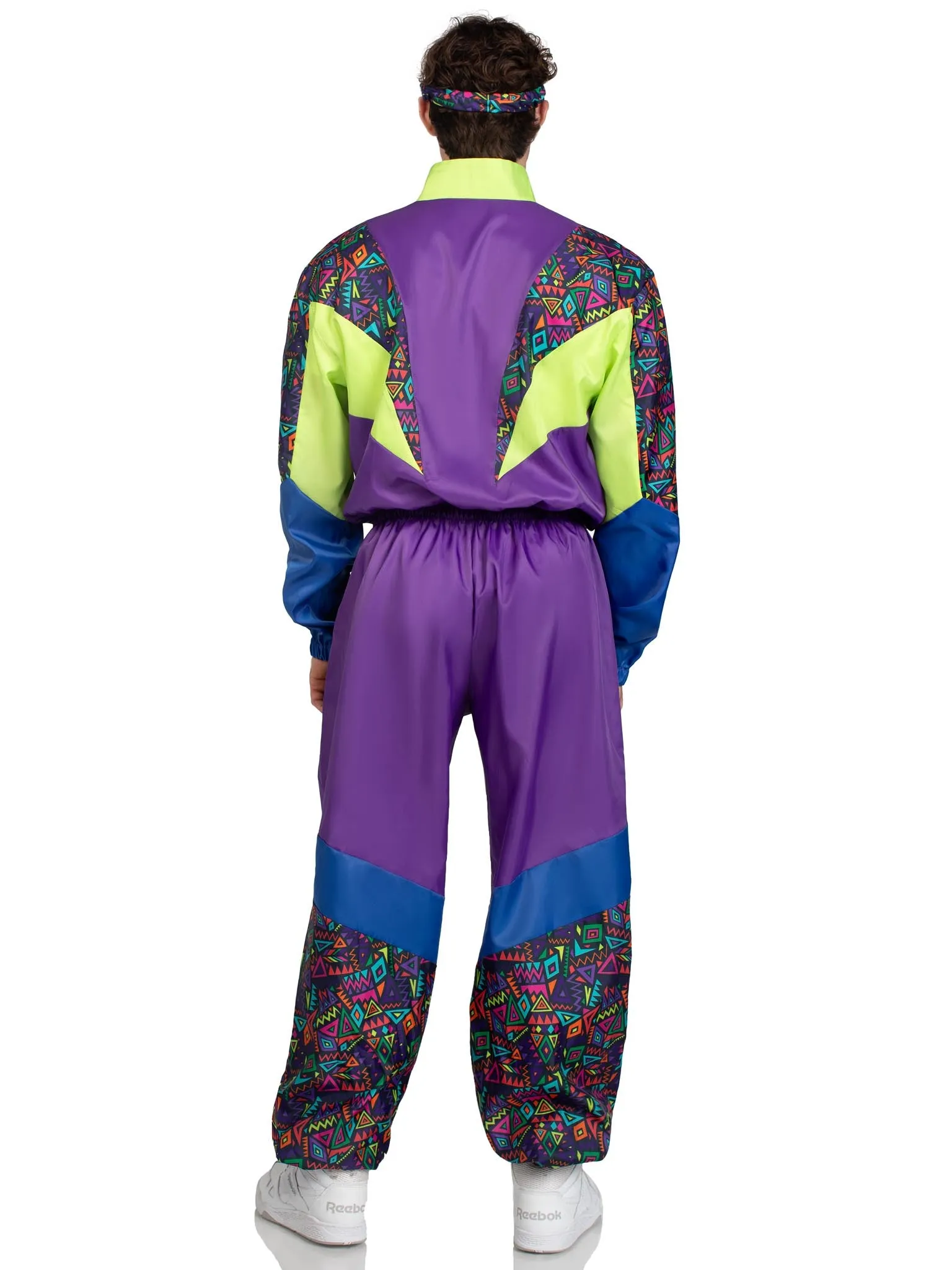 Men's Retro 80s Tracksuit Costume