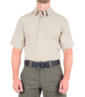 Men's V2 Pro Performance Short Sleeve Shirt / Silver Tan