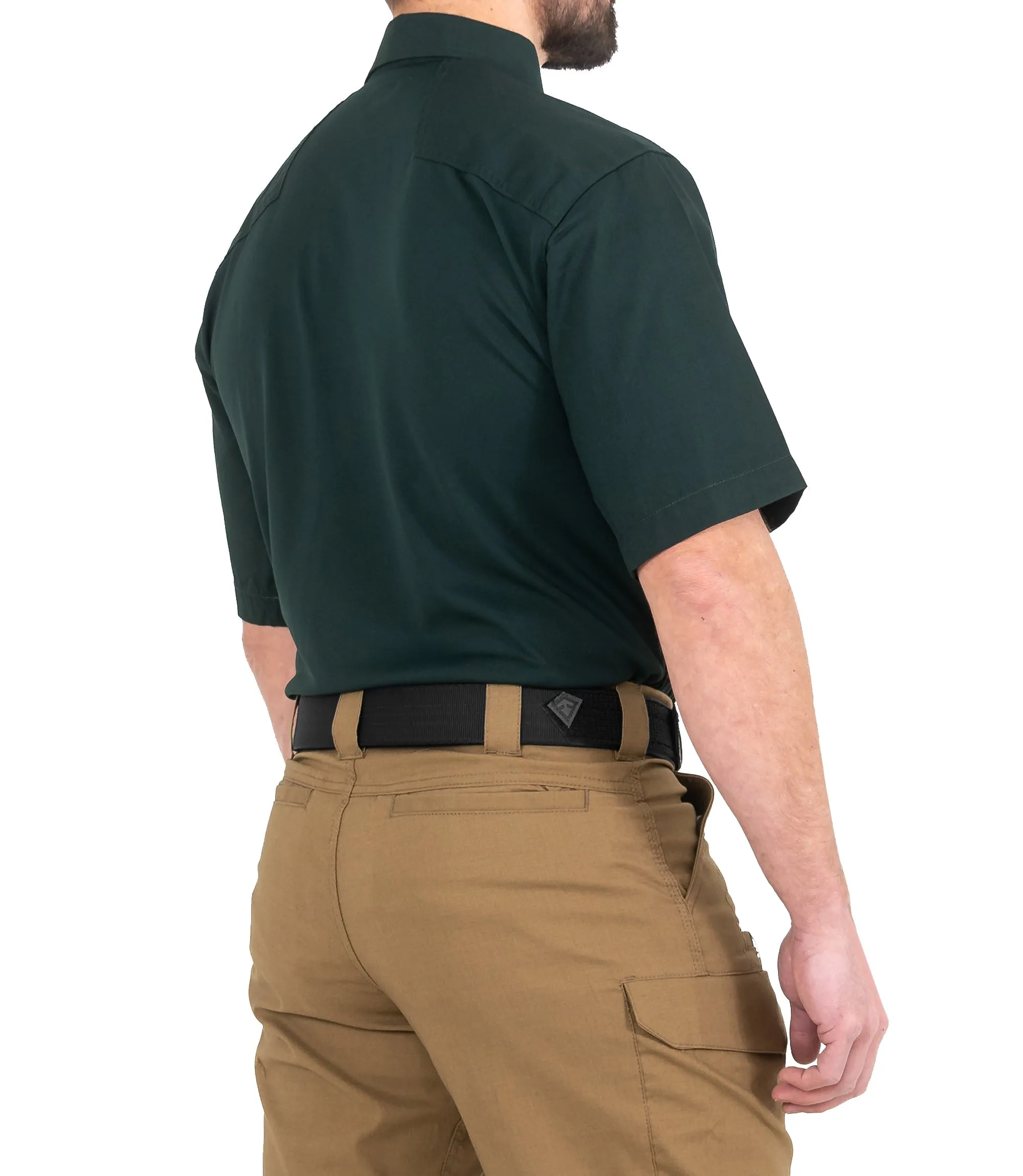 Men's V2 Pro Performance Short Sleeve Shirts / Spruce Green