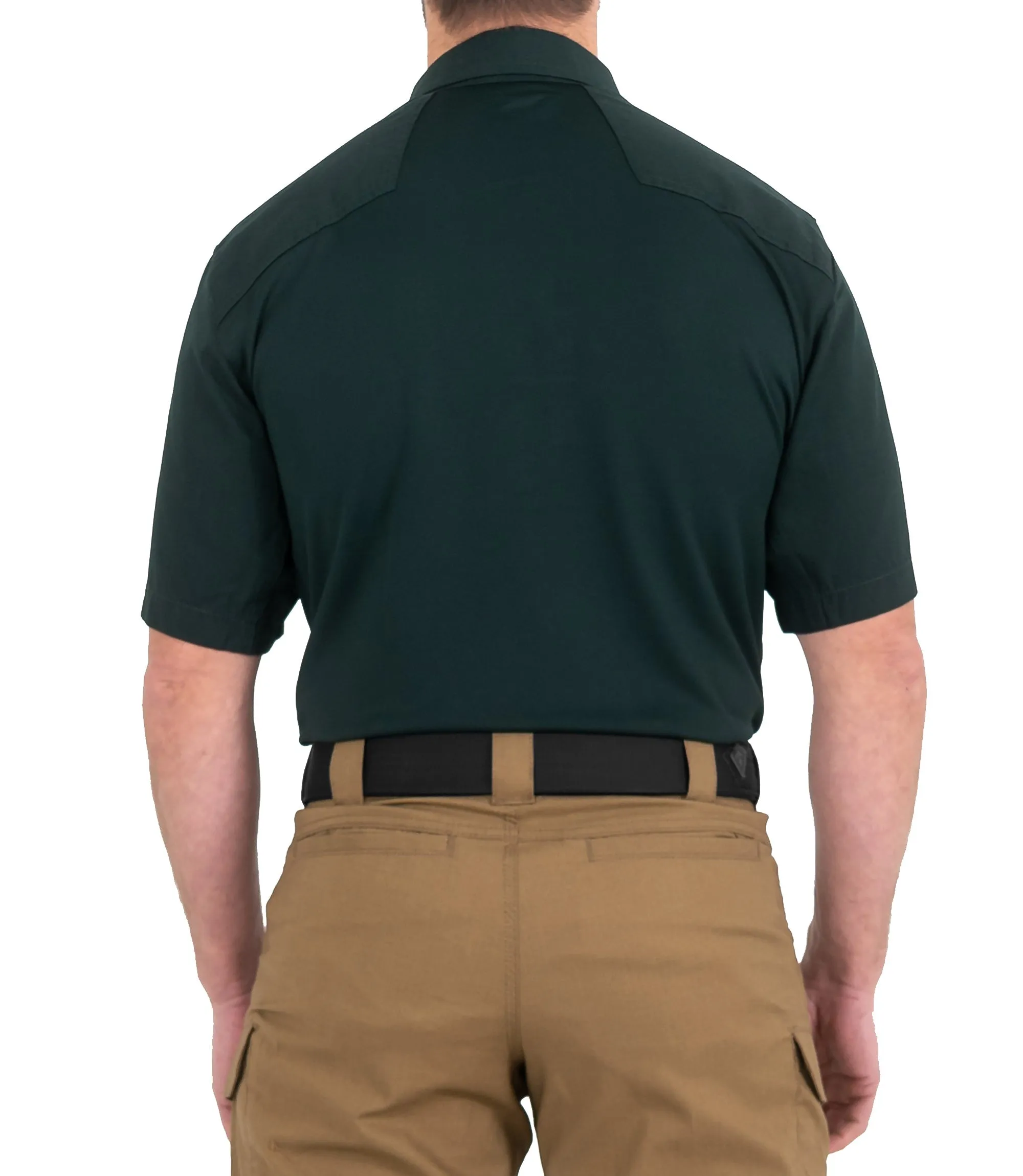 Men's V2 Pro Performance Short Sleeve Shirts / Spruce Green