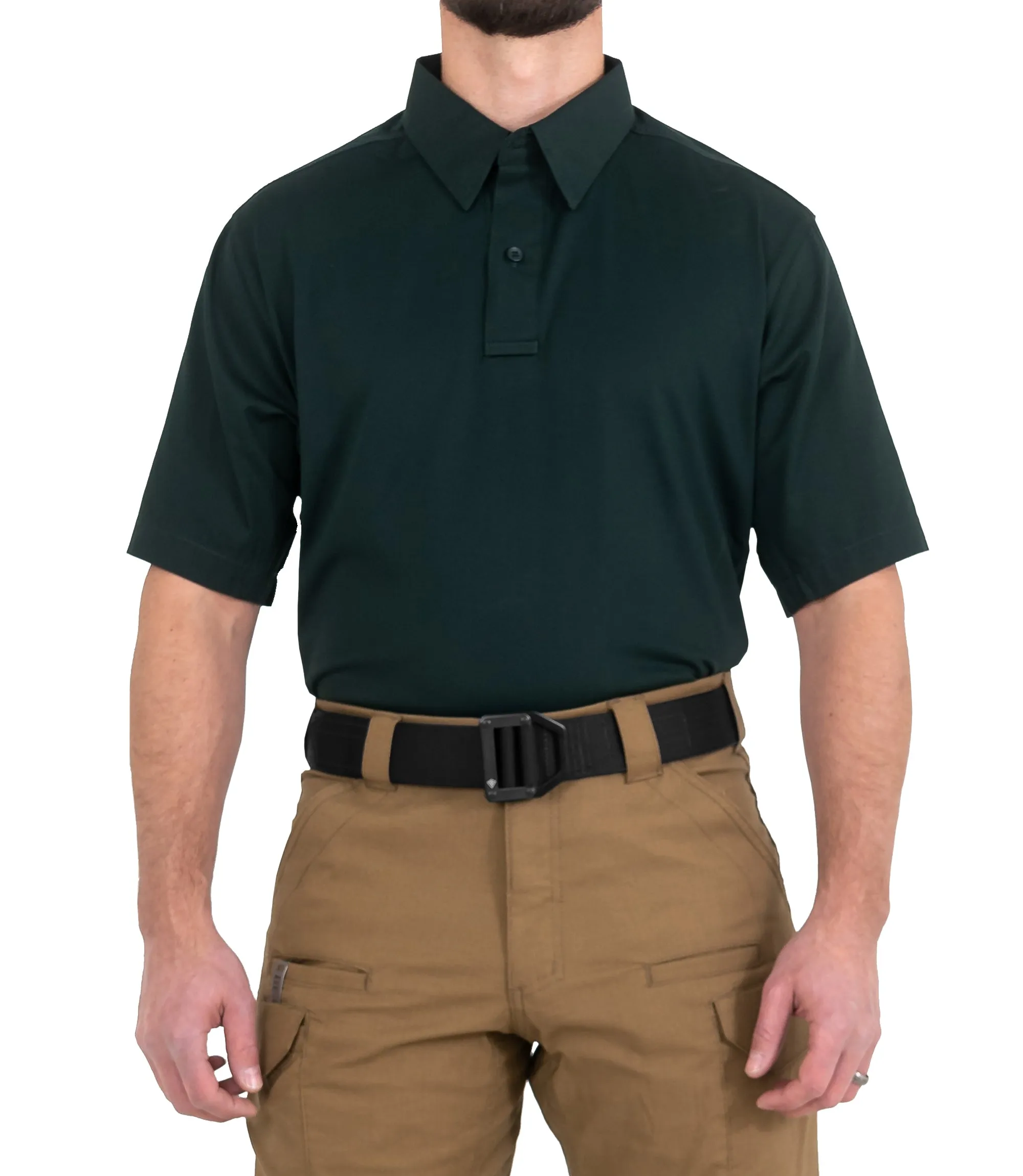 Men's V2 Pro Performance Short Sleeve Shirts / Spruce Green