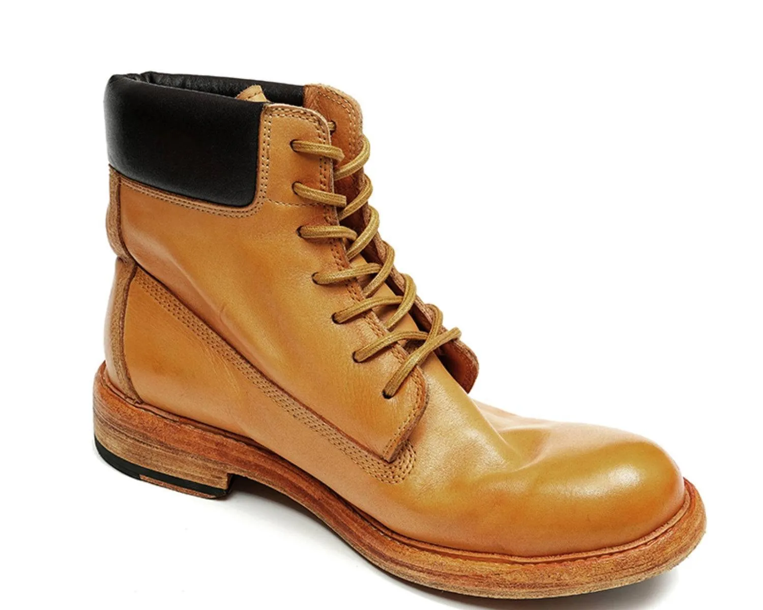 Men's Vintage-Style Leather Boots - Durable Skin Boots for Casual Wear