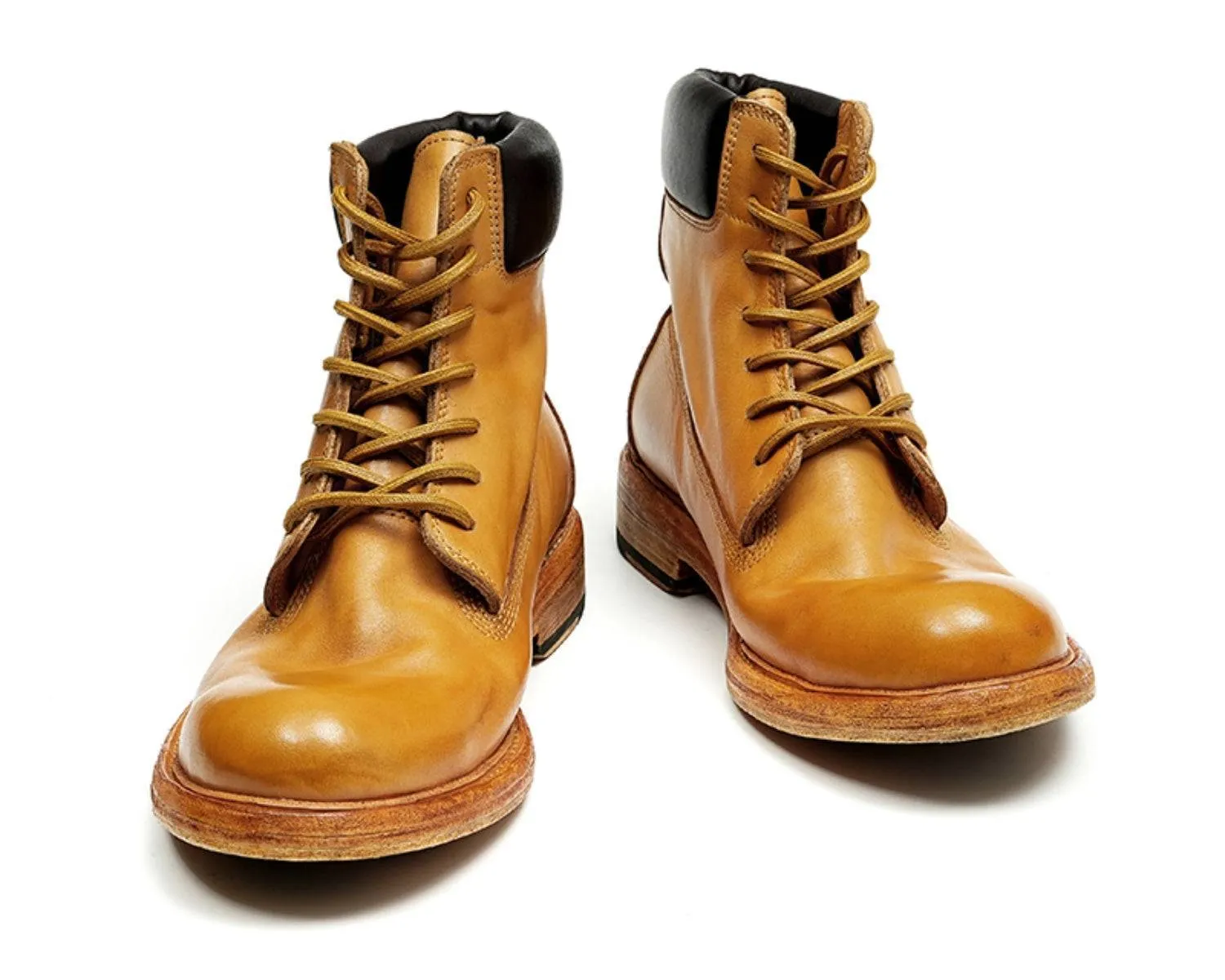 Men's Vintage-Style Leather Boots - Durable Skin Boots for Casual Wear