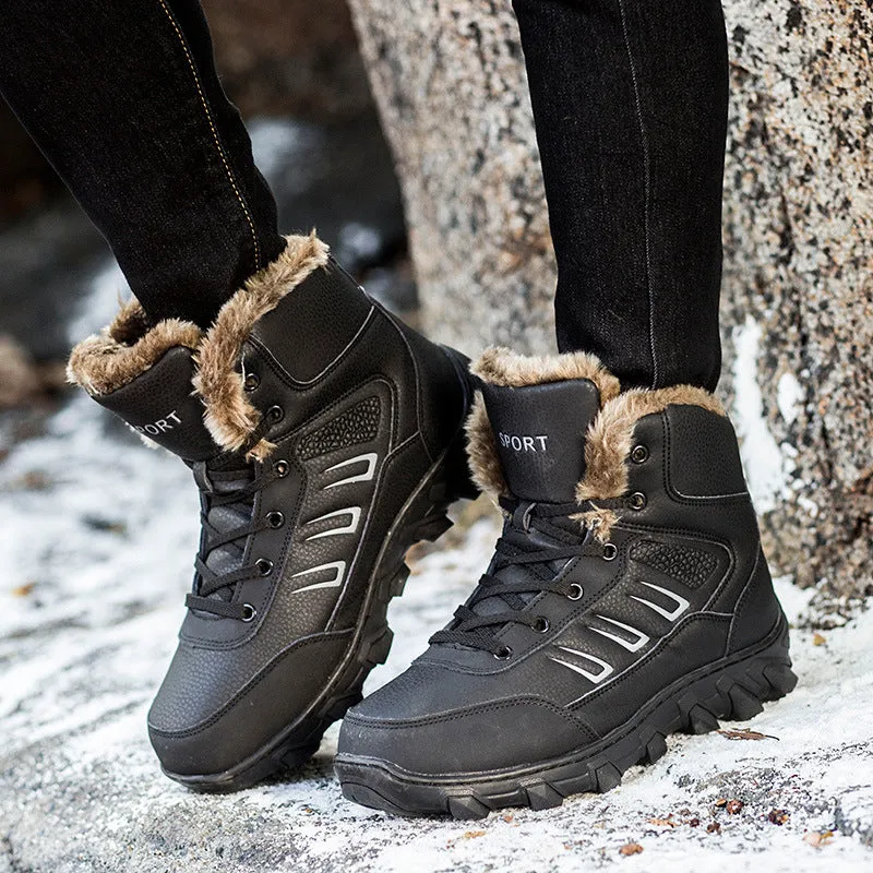 Men's Winter Fur Non-Slip Boots