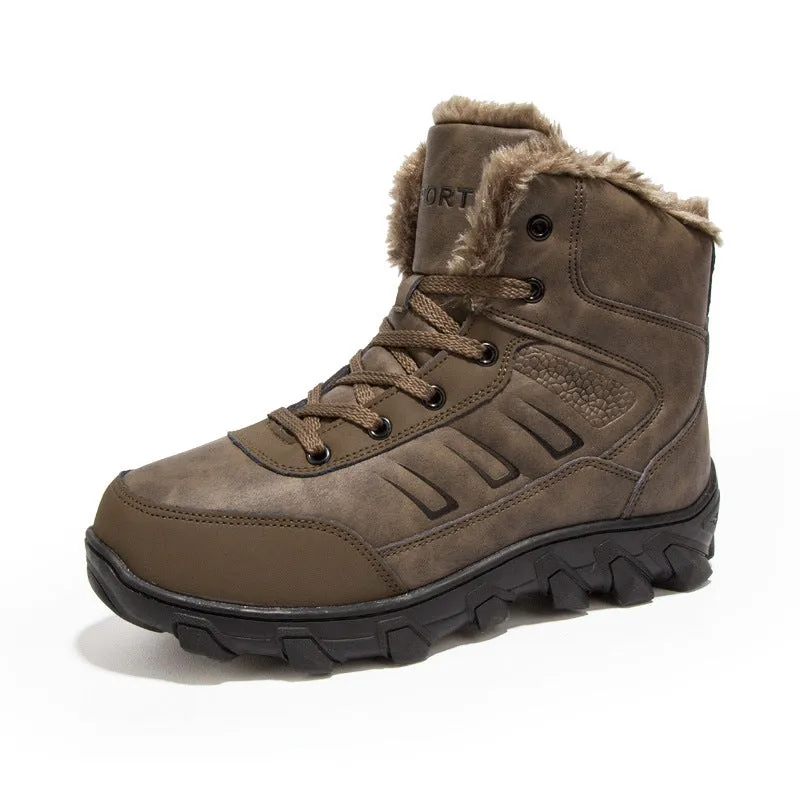 Men's Winter Fur Non-Slip Boots