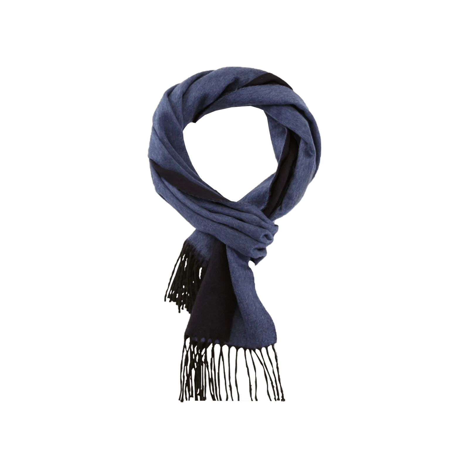 Mirror Two-Tone Cashmere Silk Scarf