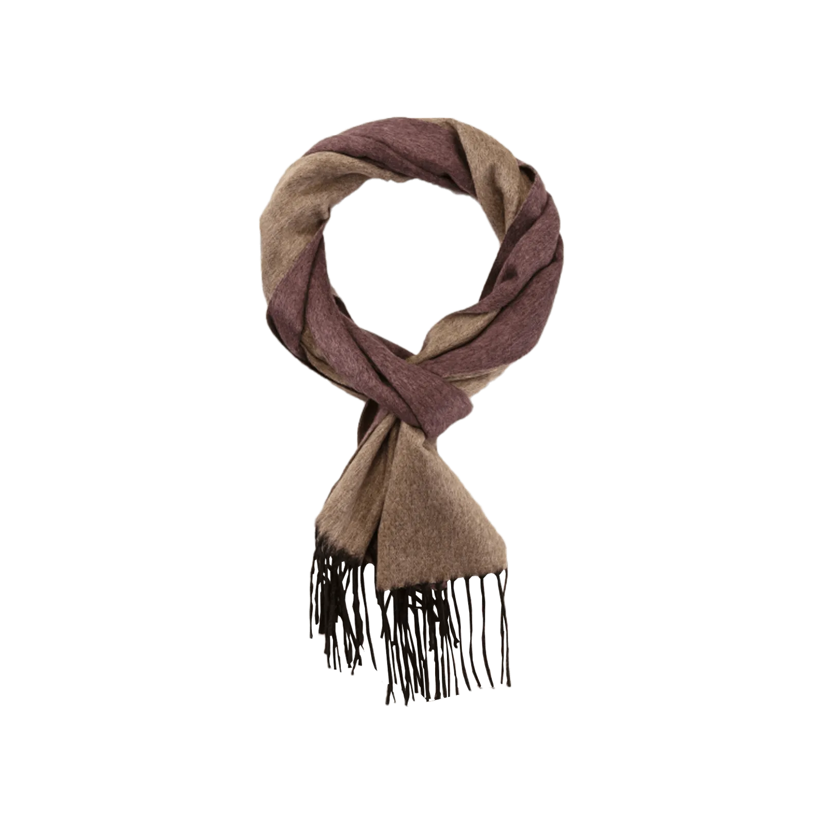 Mirror Two-Tone Cashmere Silk Scarf