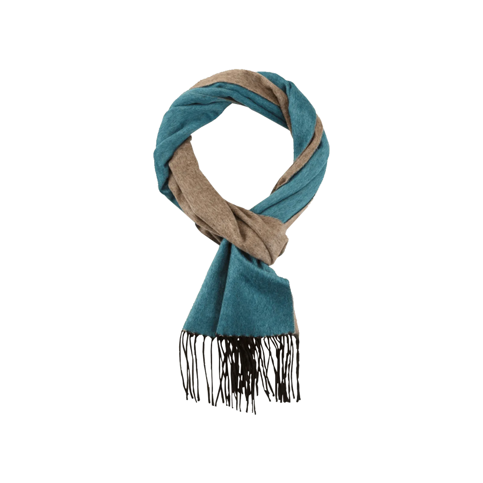 Mirror Two-Tone Cashmere Silk Scarf