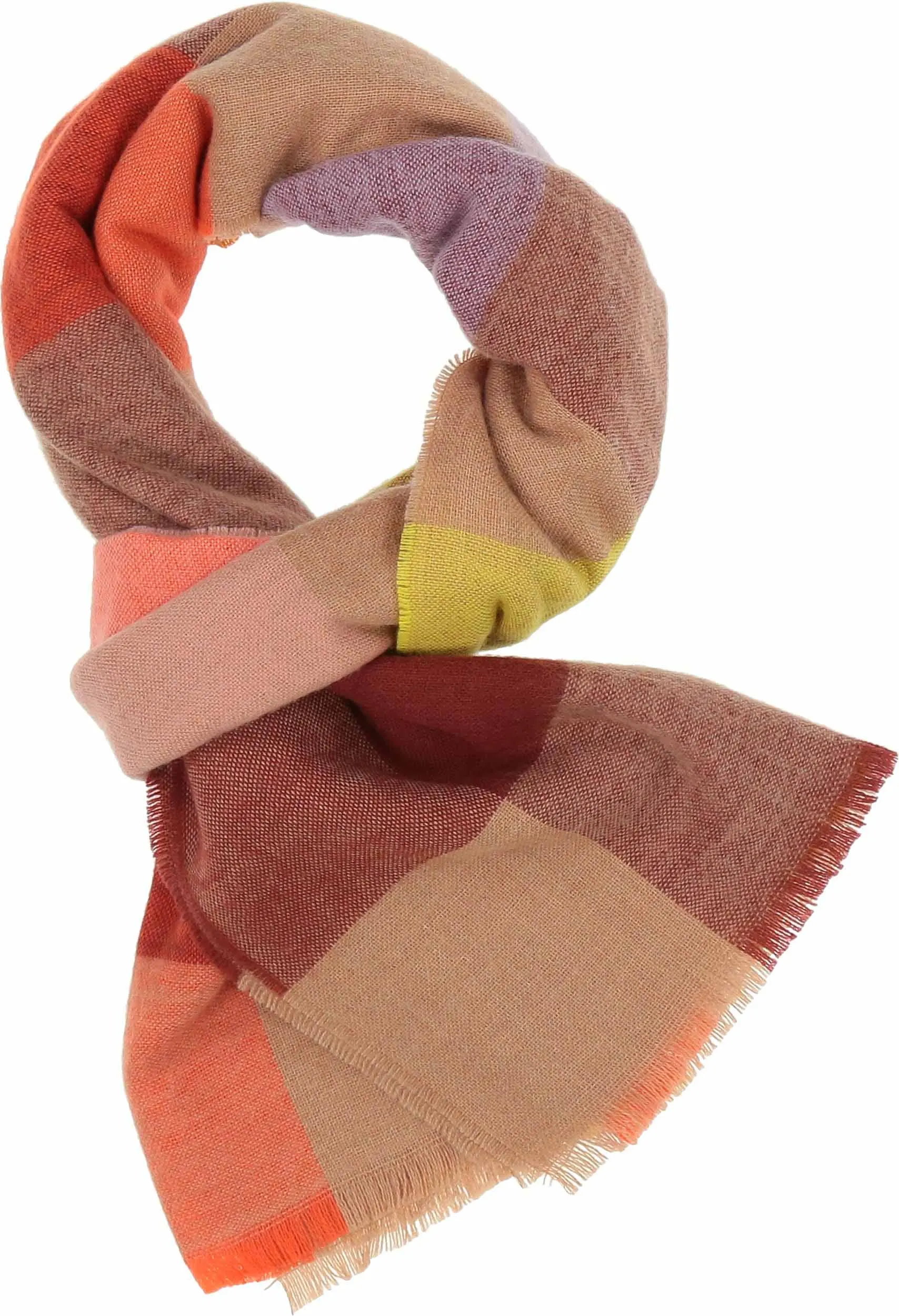 Modern Colorblock Oversize Scarf