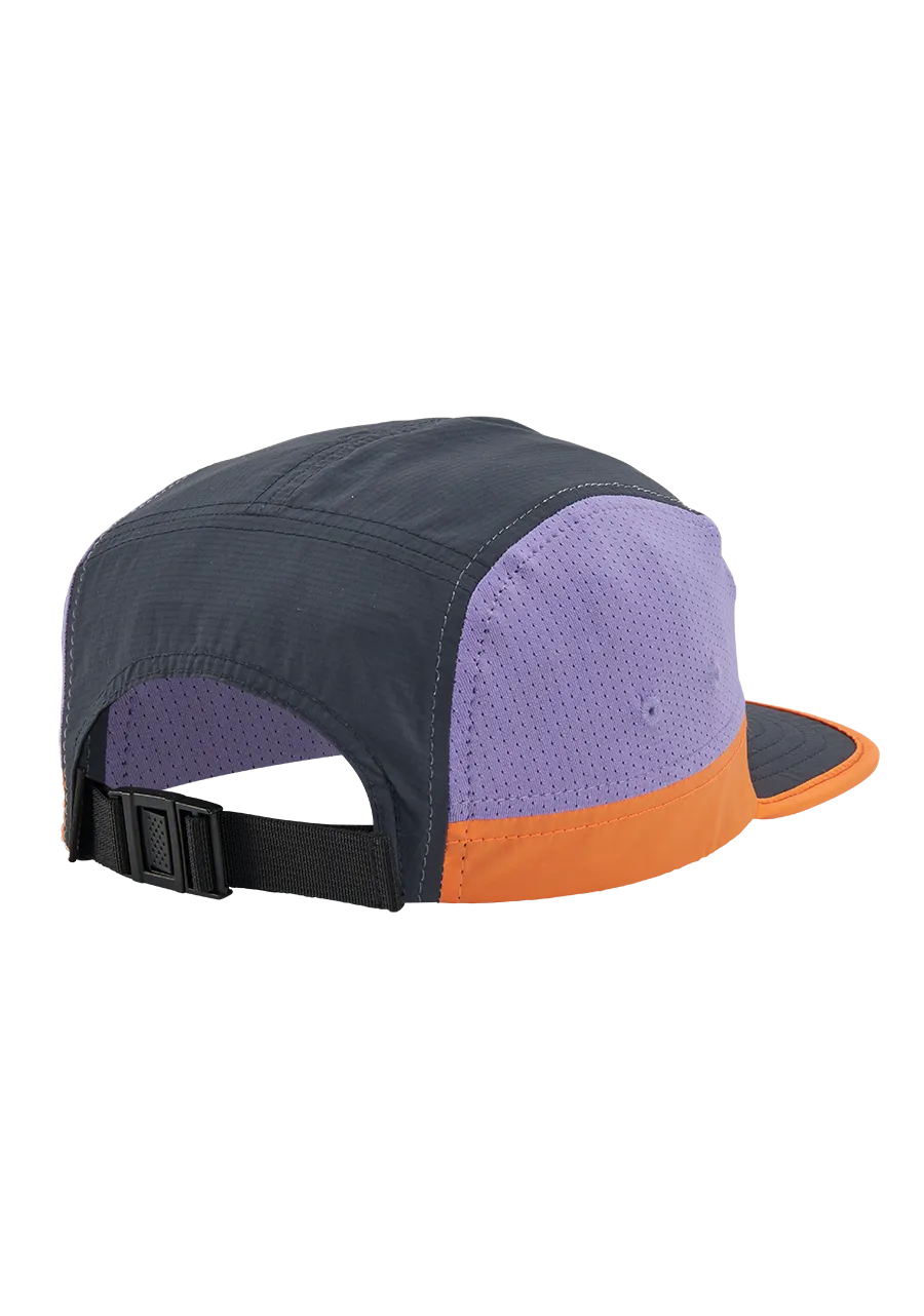 Night Runner Strapback Hat - Dark Slate / Plum