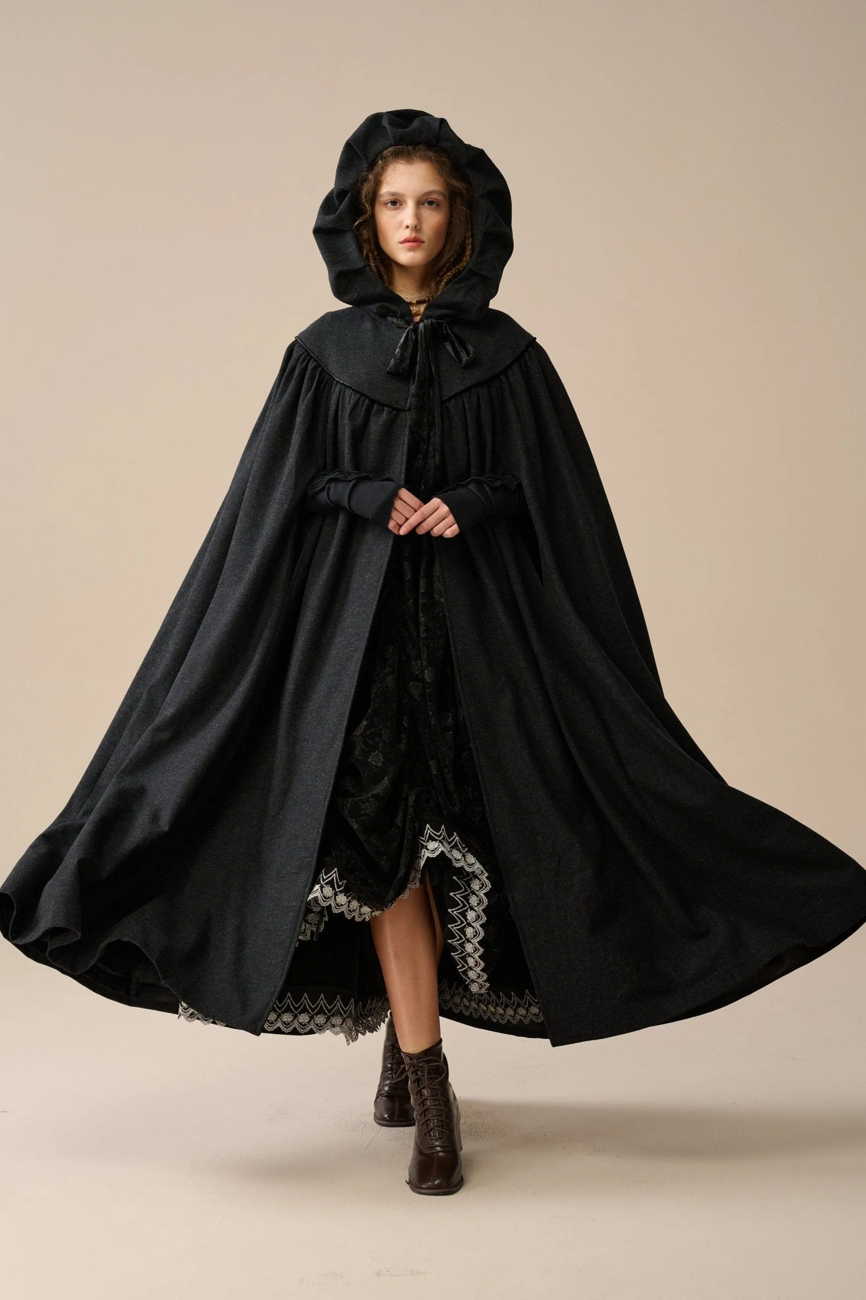 Perfumer 33 | hooded wool cloak