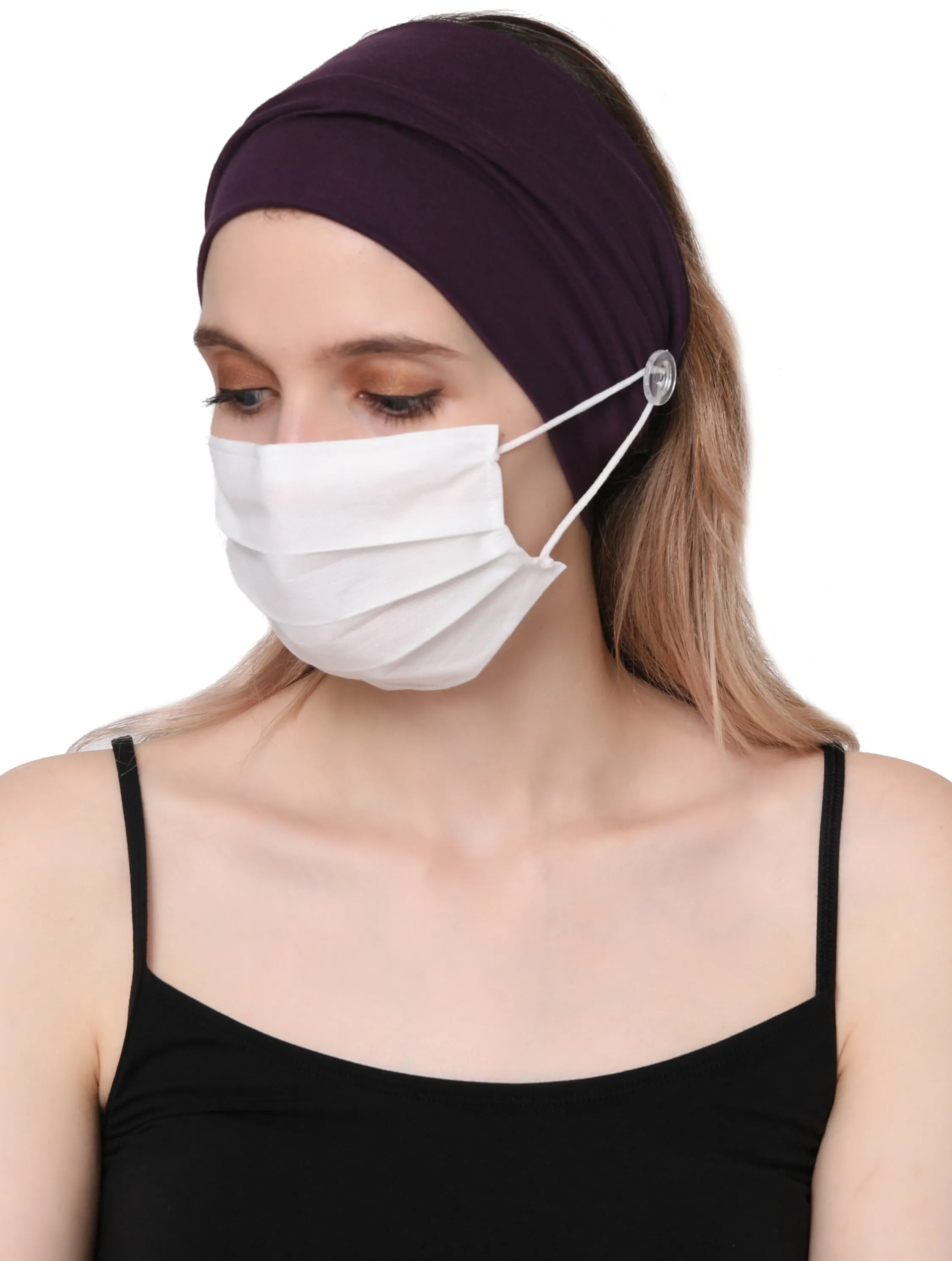 Plain Headband for Mask (Pack of 2)