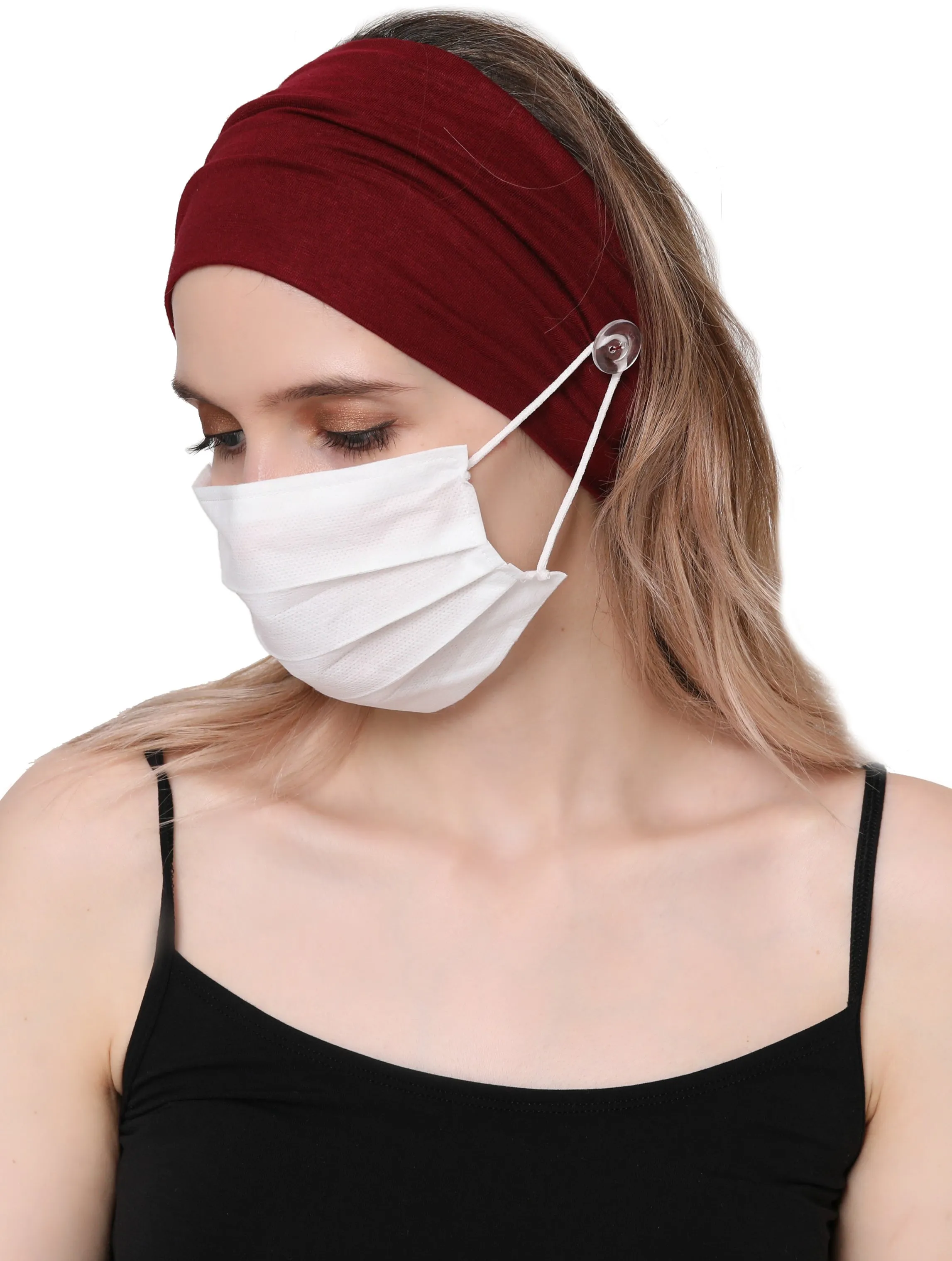 Plain Headband for Mask (Pack of 2)